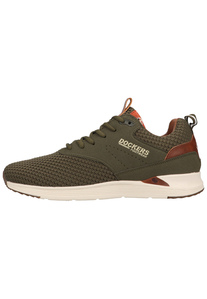 Dockers Sneaker Lederimitat/Textil Khaki - surf4shoes