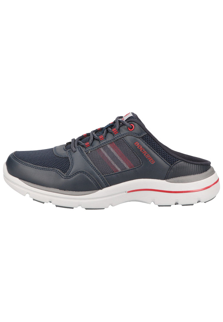 Dockers Pantoletten Lederimitat/Textil Navy - surf4shoes