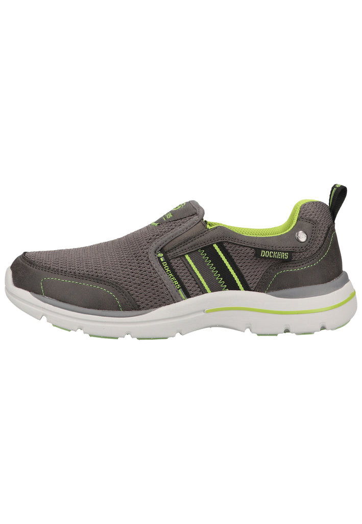 Dockers Slipper Lederimitat/Textil Dunkelgrau - surf4shoes