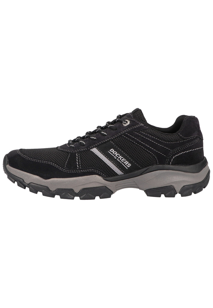 Dockers Wanderschuhe Veloursleder/Textil Schwarz - surf4shoes