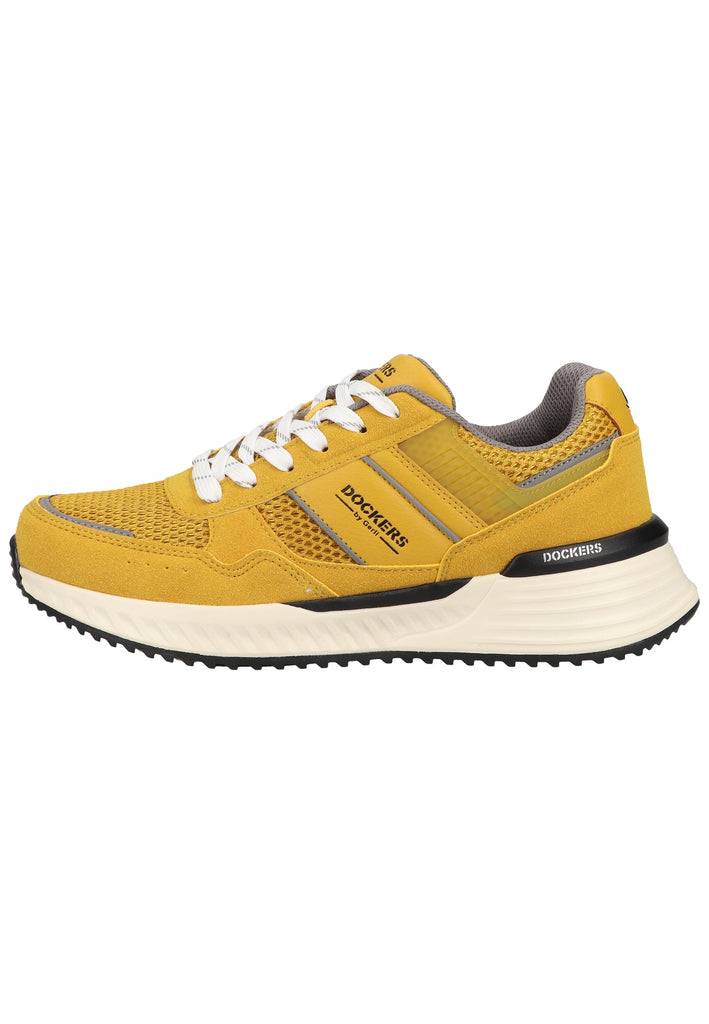Dockers Sneaker Lederimitat/Textil Gelb - surf4shoes