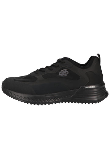 Dockers Sneaker Lederimitat/Textil Schwarz - surf4shoes