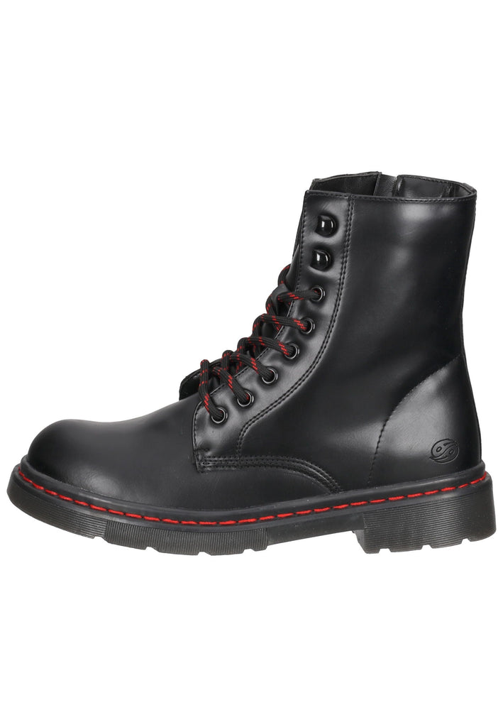Dockers Stiefelette Lederimitat Schwarz - surf4shoes