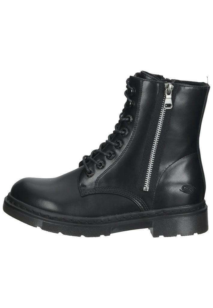 Dockers Stiefelette Lederimitat Schwarz Warmfutter - surf4shoes