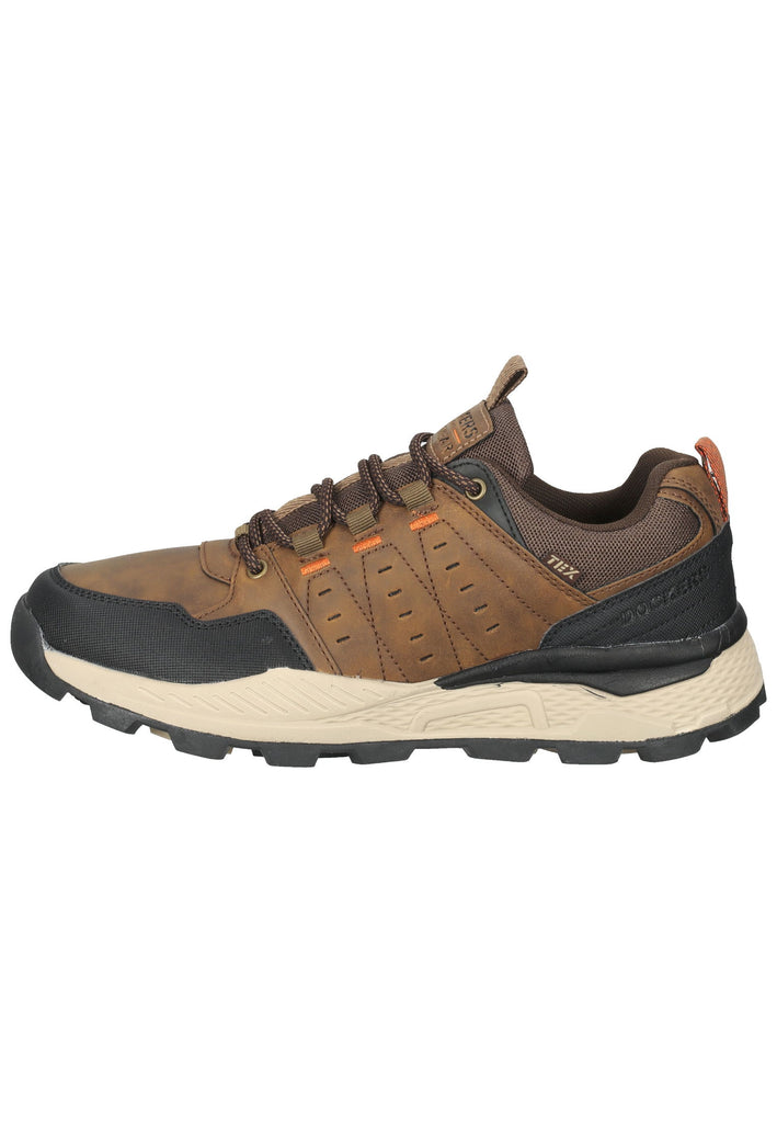 Dockers Wanderschuhe Lederimitat Dunkelbraun/Schwarz - surf4shoes