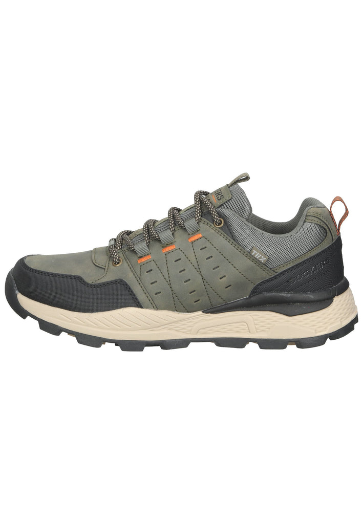 Dockers Wanderschuhe Lederimitat Olive/Schwarz - surf4shoes