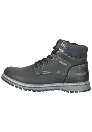 Dockers Stiefelette Lederimitat Schwarz - surf4shoes