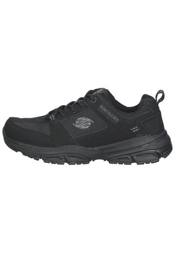 Dockers Sneaker Lederimitat/Textil Schwarz - surf4shoes