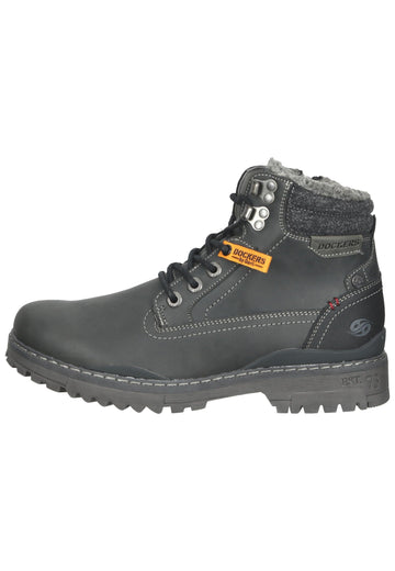 Dockers Stiefelette Lederimitat Schwarz Warmfutter - surf4shoes
