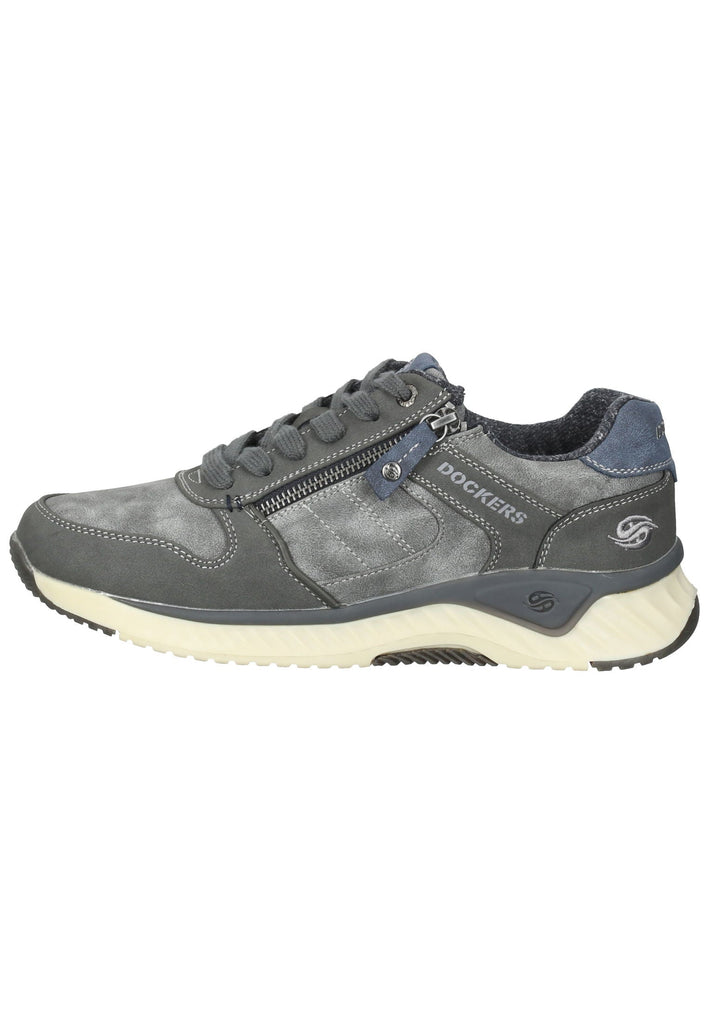 Dockers Sneaker Lederimitat Dunkelgrau - surf4shoes