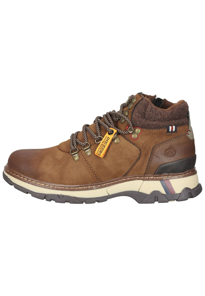 Dockers Stiefelette Lederimitat Cafe - surf4shoes