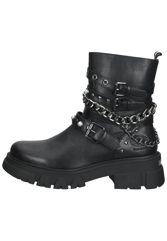 Dockers Stiefelette Lederimitat Schwarz - surf4shoes