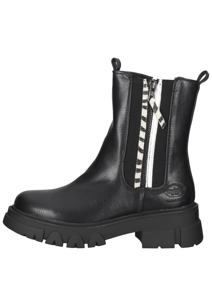 Dockers Stiefelette Lederimitat Schwarz - surf4shoes