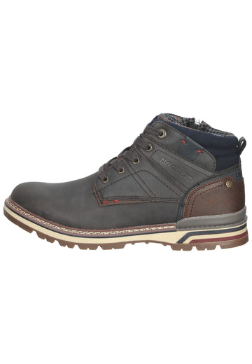 Dockers Stiefelette Lederimitat Schoko - surf4shoes