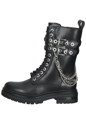 Dockers Stiefelette Lederimitat Schwarz - surf4shoes