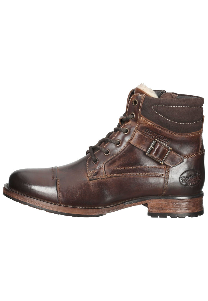 Dockers Stiefelette Leder Braun - surf4shoes