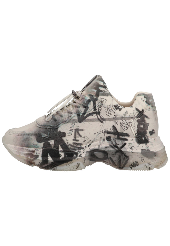 Bronx Sneaker Nappaleder Weiß/Grau - surf4shoes