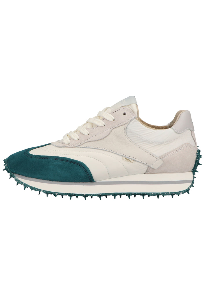 Bronx Sneaker Leder/Textil Blau/Weiß - surf4shoes
