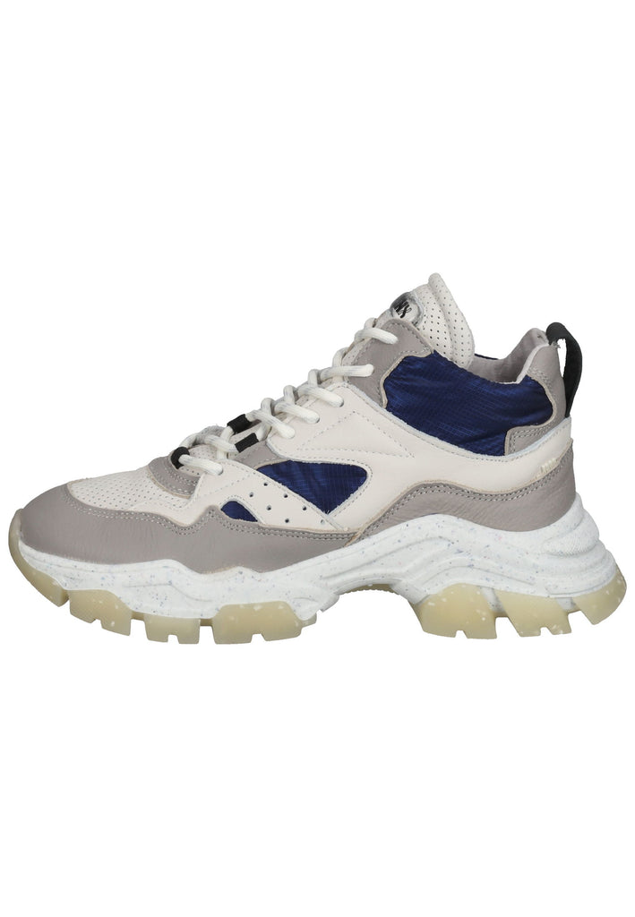 Bronx Sneaker Leder/Textil Weiß/Blau - surf4shoes