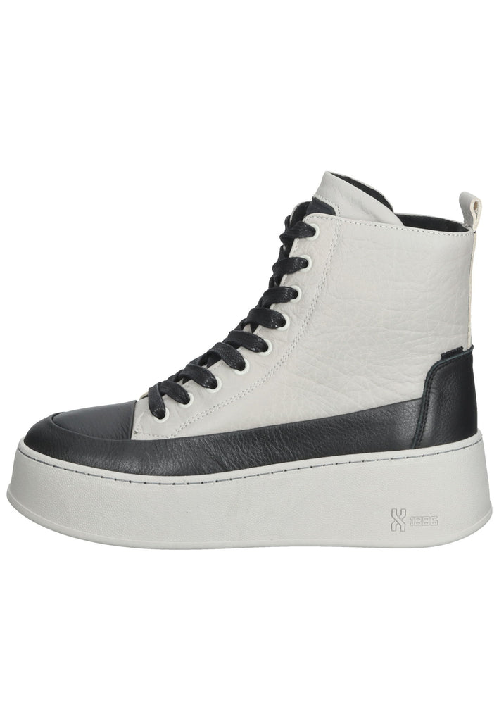 Bronx Stiefelette Nappaleder Schwarz/Grau - surf4shoes