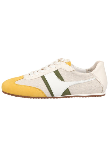 Högl Sneaker Leder/Textil Beige/Gelb - surf4shoes