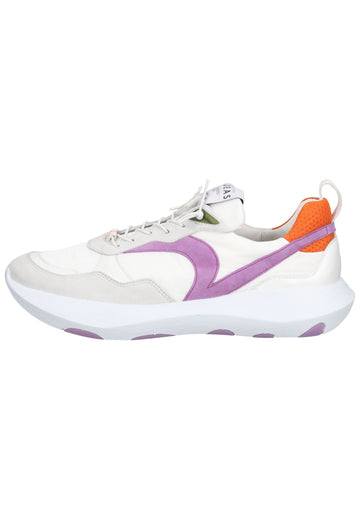 Högl Sneaker Leder/Textil Weiß/Lila - surf4shoes