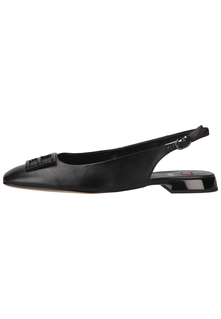 Högl Ballerinas Leder Schwarz - surf4shoes