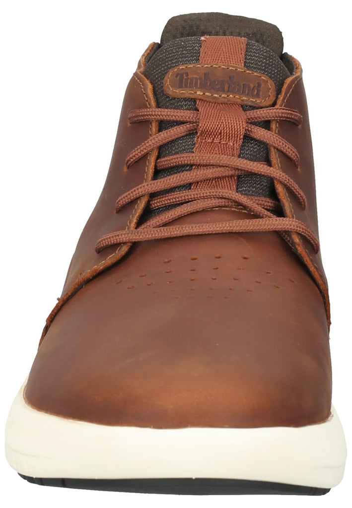 Timberland Stiefelette Glattleder Mittelbraun - surf4shoes