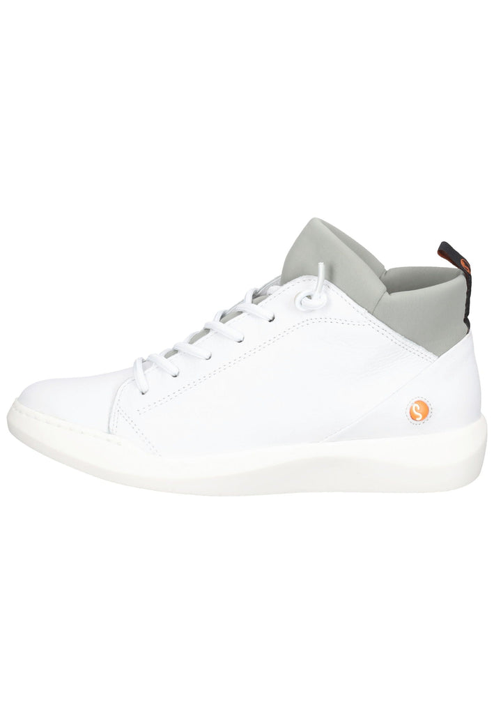 softinos Sneaker Leder Weiß/Grau - surf4shoes