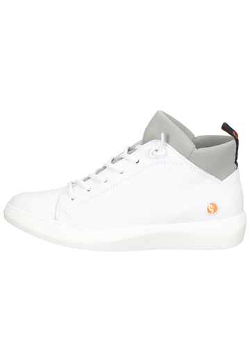 softinos Sneaker Leder Weiß/Grau - surf4shoes