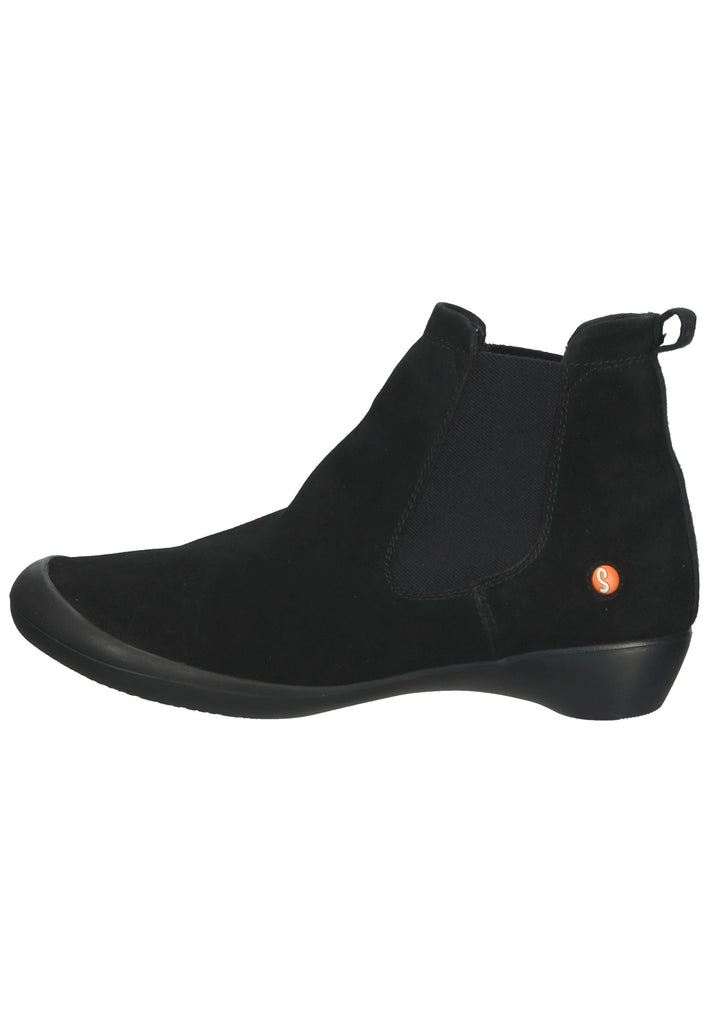 softinos Stiefelette Leder Schwarz - surf4shoes