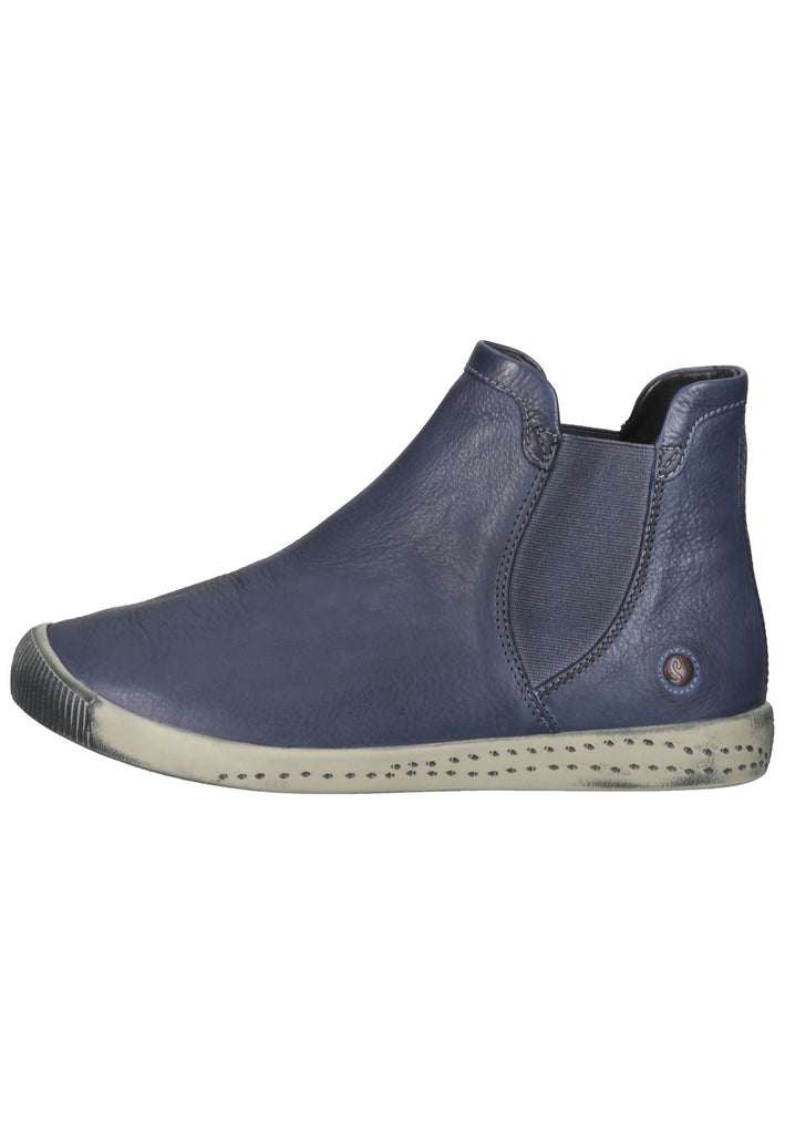 softinos Stiefelette Leder/Textil Navy - surf4shoes