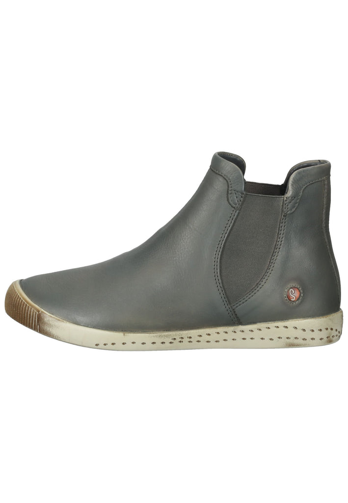 softinos Stiefelette Leder/Textil Military - surf4shoes