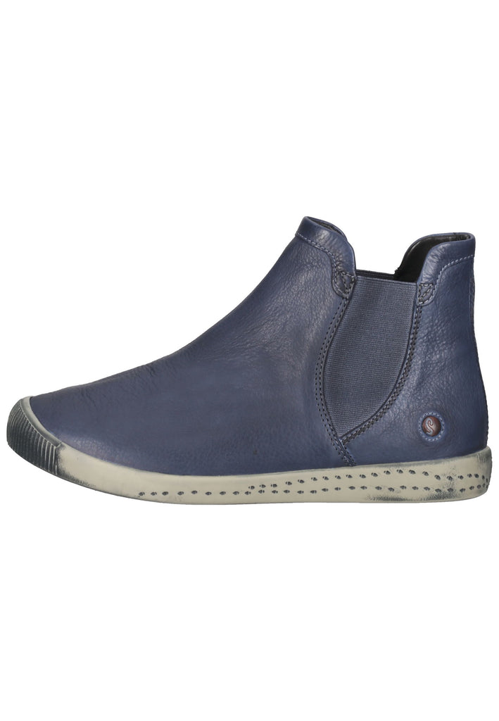 softinos Stiefelette Leder/Textil Braun - surf4shoes