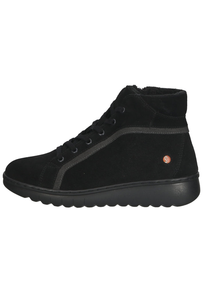 softinos Stiefelette Leder Schwarz - surf4shoes