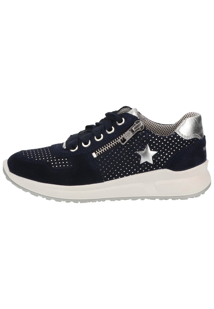 Superfit Sneaker Veloursleder Blau - surf4shoes