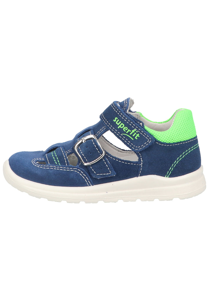 Superfit Halbschuhe Veloursleder/Textil Blau - surf4shoes