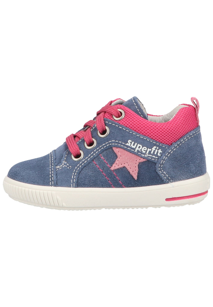 Superfit Halbschuhe Veloursleder/Textil Blau - surf4shoes