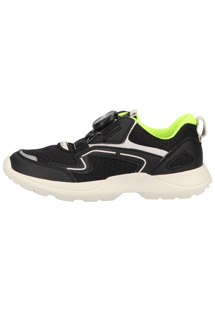 Superfit Sneaker Leder/Textil Schwarz/Weiß - surf4shoes