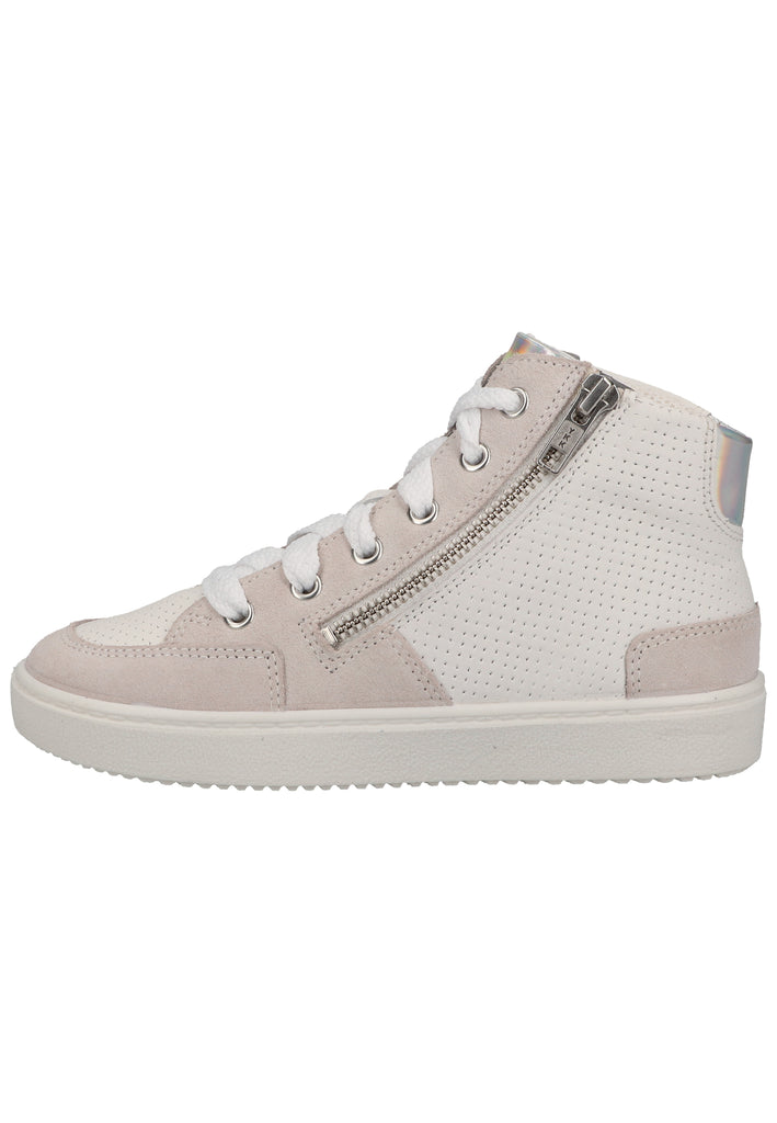 Superfit Sneaker Leder Weiß/Silber - surf4shoes