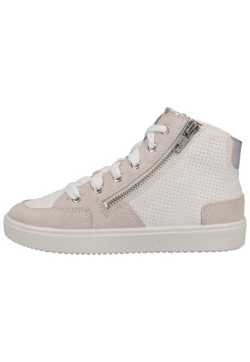 Superfit Sneaker Leder Weiß/Silber - surf4shoes