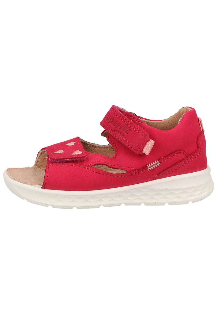 Superfit Sandalen Nubukleder Rot - surf4shoes