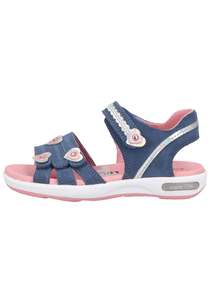 Superfit Sandalen Veloursleder Blau - surf4shoes