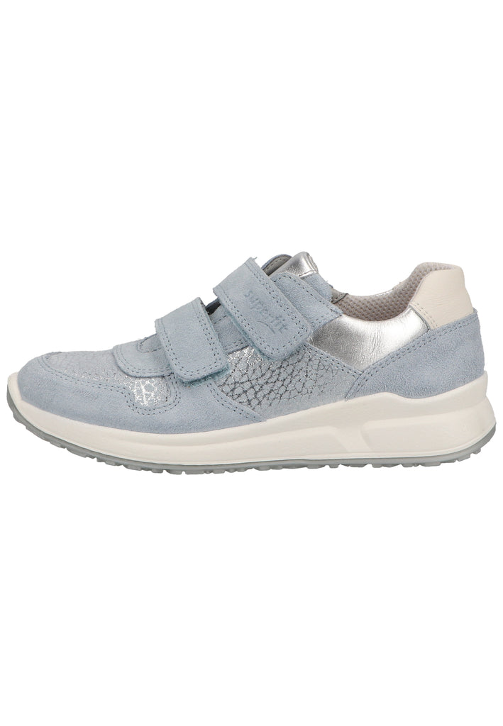 Superfit Sneaker Veloursleder Hellblau - surf4shoes