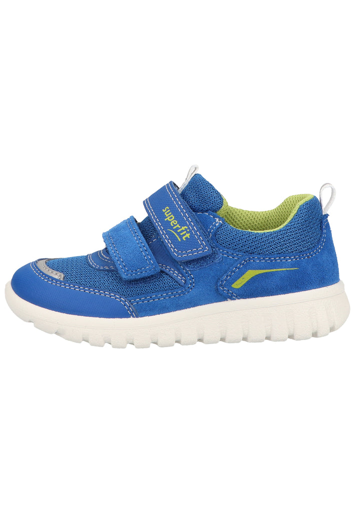 Superfit Halbschuhe Veloursleder/Textil Blau/Grün - surf4shoes