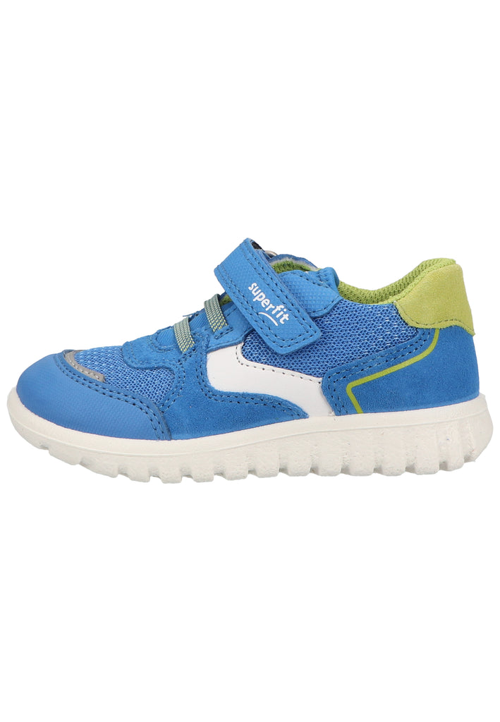Superfit Halbschuhe Veloursleder/Mesh Blau/Grau - surf4shoes