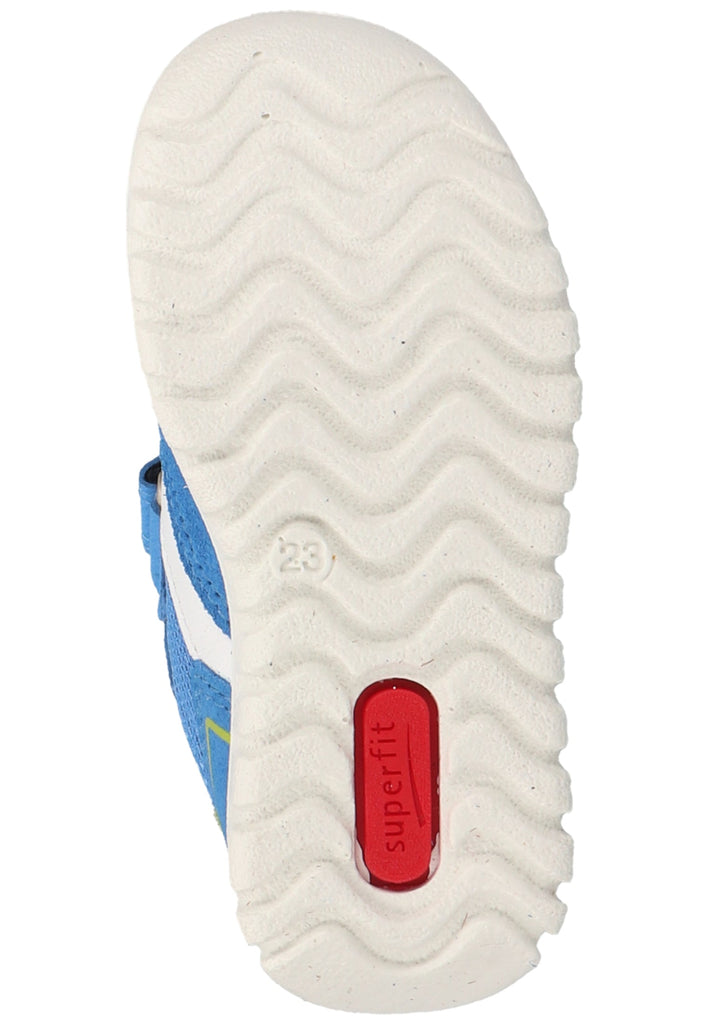 Superfit Halbschuhe Veloursleder/Mesh Blau/Grau - surf4shoes