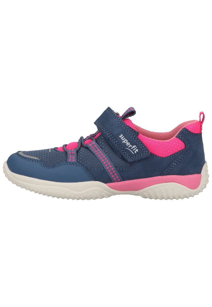 Superfit Sneaker Veolurs/Textil/Synthetik Blau - surf4shoes