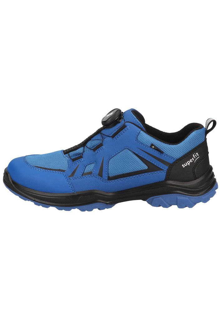 Superfit Sneaker Lederimitat/Textil Blau/Schwarz - surf4shoes