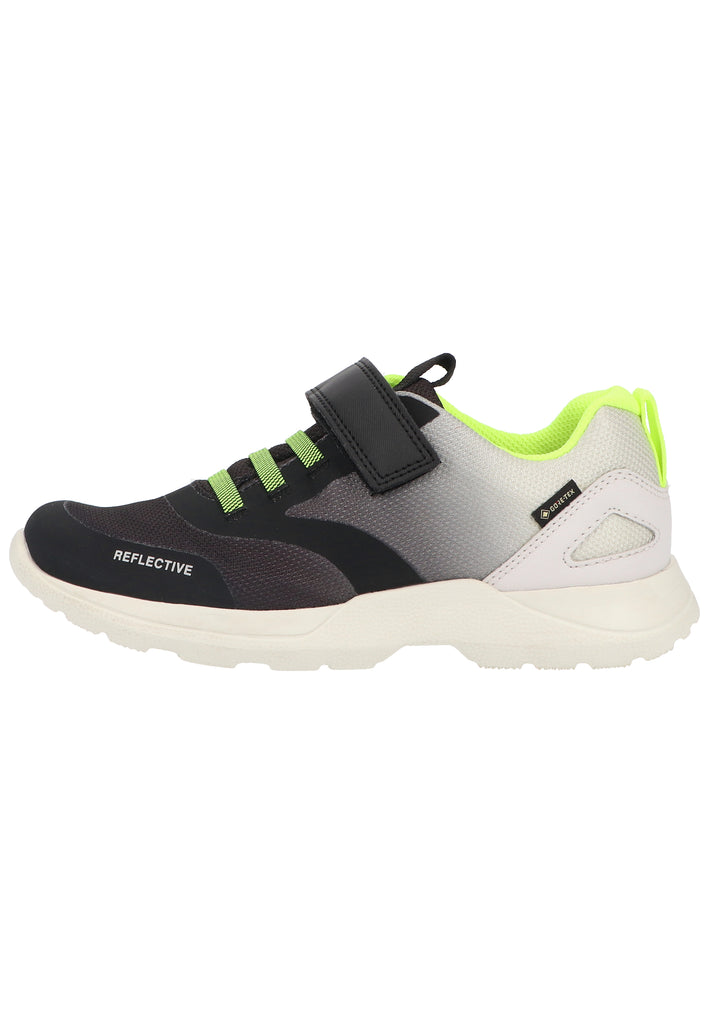 Superfit Sneaker Lederimitat/Textil Schwarz/Weiß - surf4shoes